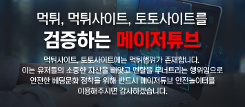 검증된 토토사이트 【메이저튜브】 안전놀이터 & 메이저놀이터 추천